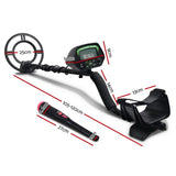 Metal Detector 220MM Deep Sensitive Waterproof Pinpointer Treasure Hunter - Front View