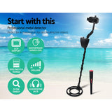 Metal Detector 220MM Deep Sensitive Waterproof Pinpointer Treasure Hunter - Side View