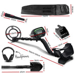 Metal Detector 220MM Deep Sensitive Waterproof Pinpointer Treasure Hunter Shovel, Waterproof