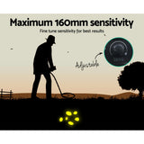 Metal Detector 160MM Deep Sensitive Waterproof Pinpointer Treasure Hunter - 45-Degree Angle