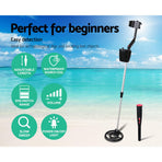 Metal Detector 180MM Deep Sensitive Waterproof Pinpointer Treasure Hunter Black, image 3