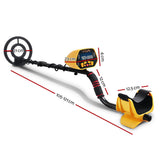 Metal Detector 180MM Deep Sensitive Waterproof Treasure Hunter Gold Digger Yellow - Front View