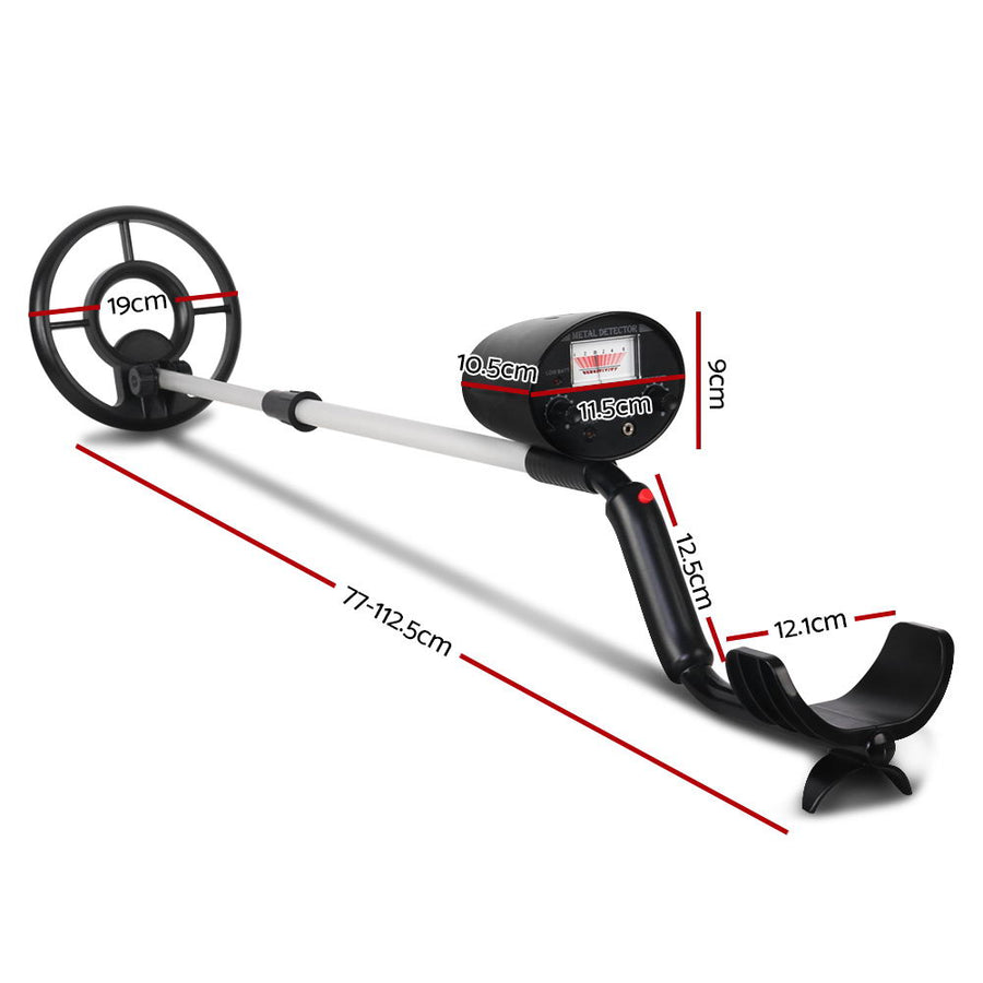 Metal Detector 180MM Deep Sensitive Waterproof Treasure Hunter Gold Digger Black, Waterproof