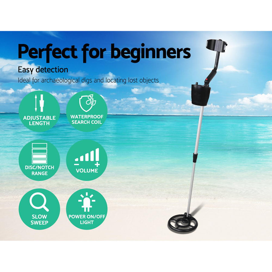 Metal Detector 180MM Deep Sensitive Waterproof Treasure Hunter Gold Digger Black, image 3