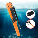 Metal Detector 40MM Sensitive Handheld Pinpointer Waterproof Automatic Hunter Orange - Close-Up Angle