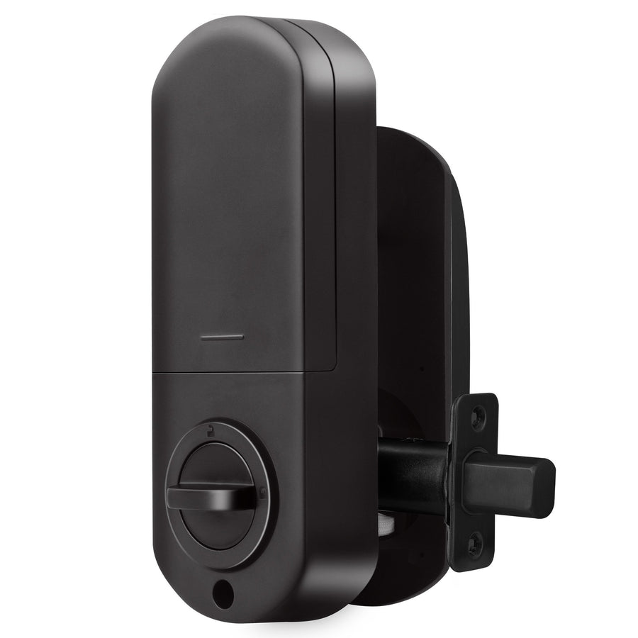 MEC Digital Motorised Smart Lock 20 User Codes Auto-Lock Backlit Keypad Matte Black