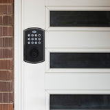 MEC Digital Motorised Smart Lock 50 User Codes Auto-Lock Backlit Keypad Matte Black