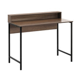 Artiss Computer Desk Shelf Oak 100CM - Side View