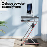 Artiss Computer Desk Keyboard Tray Shelf Black 60CM - 45-Degree Angle