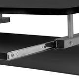 Artiss Computer Desk Keyboard Tray Shelf Black 60CM - Close-Up Angle