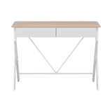 Artiss Computer Desk Drawer Oak 100CM - Side View