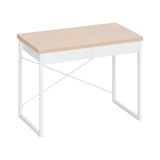 Artiss Computer Desk Drawer Storage Oak 100CM - Low Angle