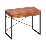 Artiss Computer Desk Drawer Storage Walnut 100CM