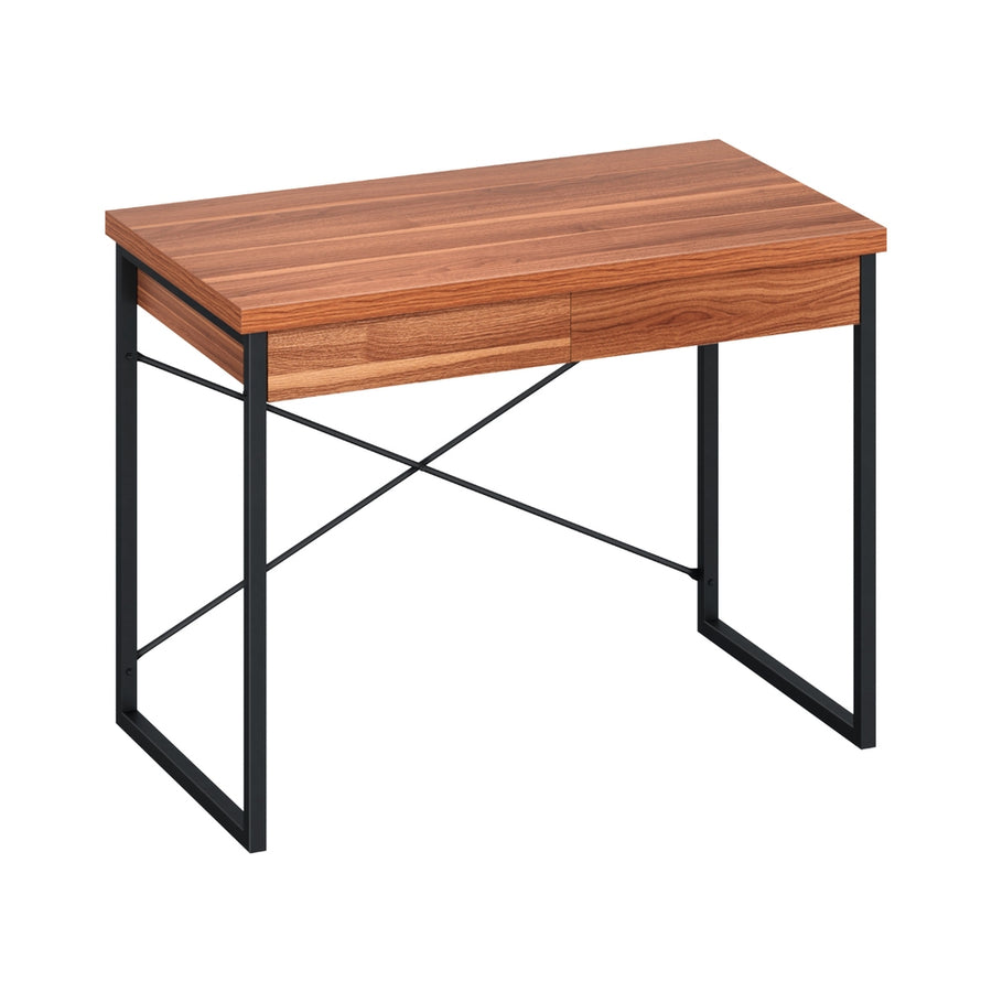 Artiss Computer Desk Drawer Storage Walnut 100CM, image 8