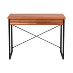 Artiss Computer Desk Drawer Storage Walnut 100CM, image 3
