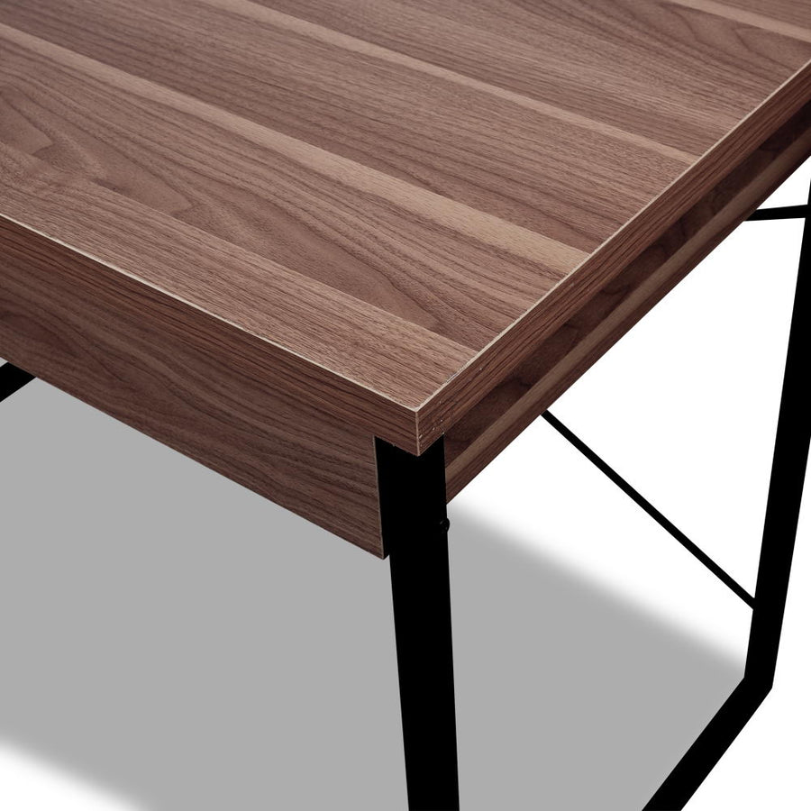 Artiss Computer Desk Drawer Storage Walnut 100CM, image 7