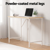 Artiss Computer Desk Oak 100CM - 45-Degree Angle