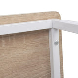 Artiss Computer Desk Oak 100CM - Close-Up Angle