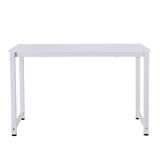 Artiss Computer Desk Home Office Study Table White 120CM - Front View