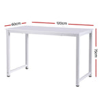 Artiss Computer Desk Home Office Study Table White 120CM, image 3