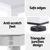 Artiss Computer Desk Home Office Study Table White 120CM - 45-Degree Angle