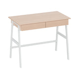 Artiss Computer Desk Drawer Cabinet Oak 100CM - Low Angle