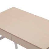 Artiss Computer Desk Drawer Cabinet Oak 100CM - Close-Up Angle