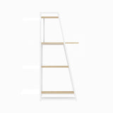Artiss Computer Desk Bookshelf Storage Oak 100CM - Top-Down View
