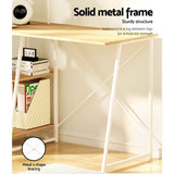 Artiss Computer Desk Bookshelf Storage Oak 100CM - 45-Degree Angle
