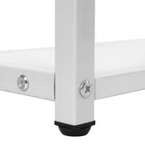 Artiss Computer Desk Drawer Shelves Study Table 120CM White - Top-Down View