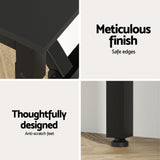 Artiss Computer Desk Foldable Balck 80CM - Rear View