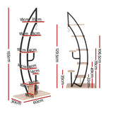 Artiss Plant Stand 6 Tier Ladder Corner Shelf - Side View