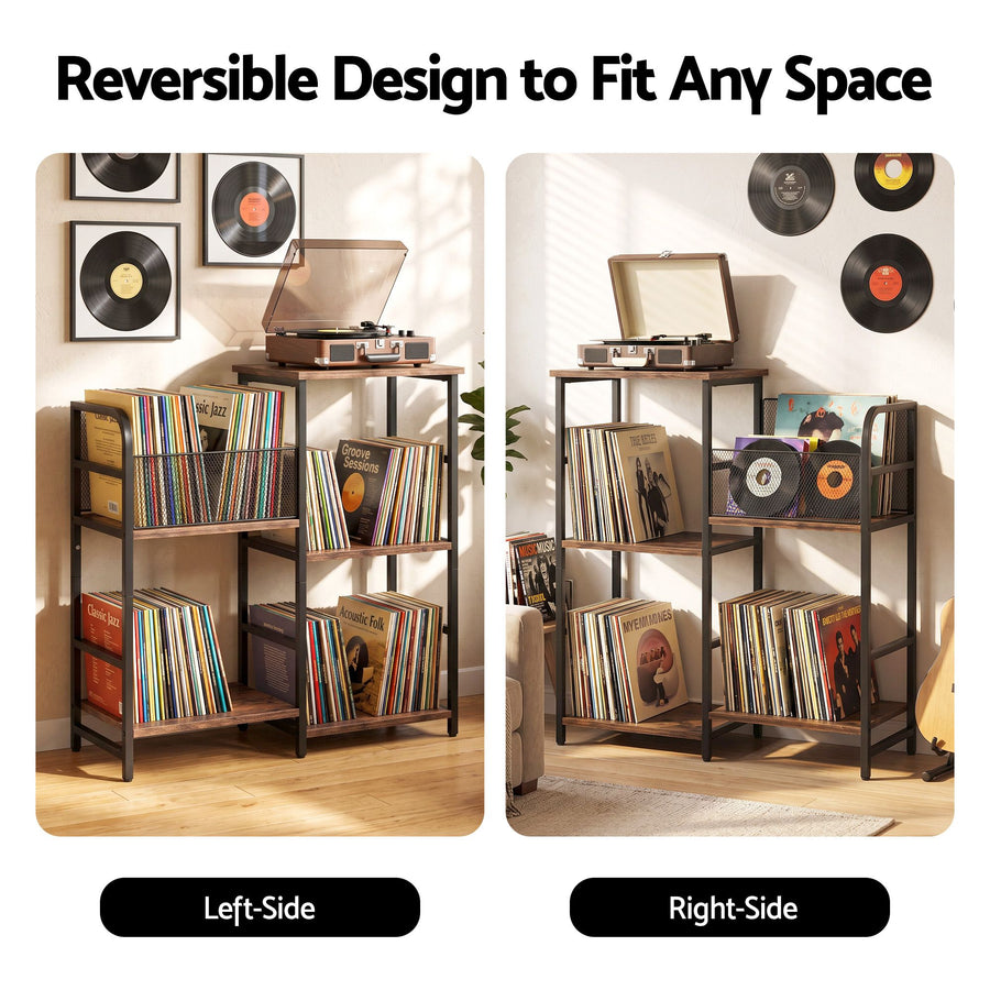 Artiss Record Player Stand with Vinyl Record Storage Turntable Stand
