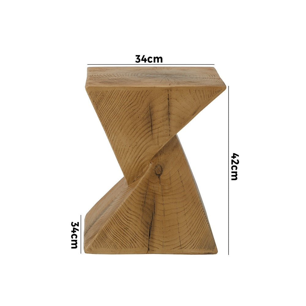 Oikiture Side Table Concrete Natural