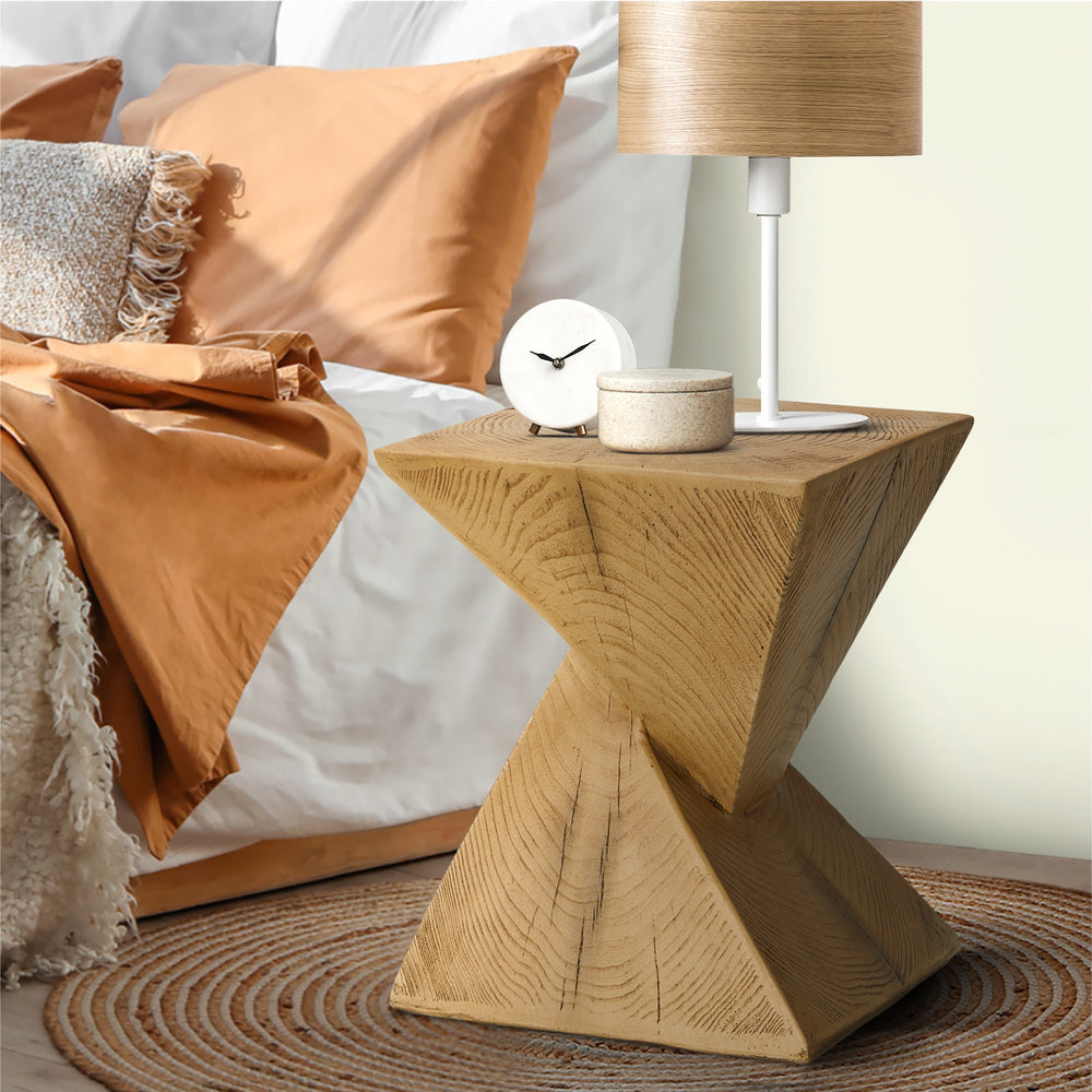 Oikiture Side Table Concrete Natural