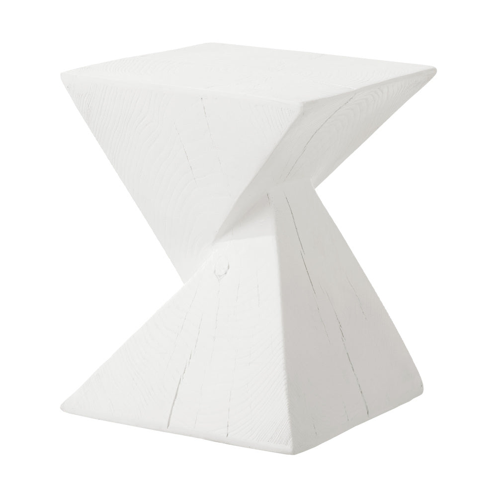Oikiture Side Table Concrete White
