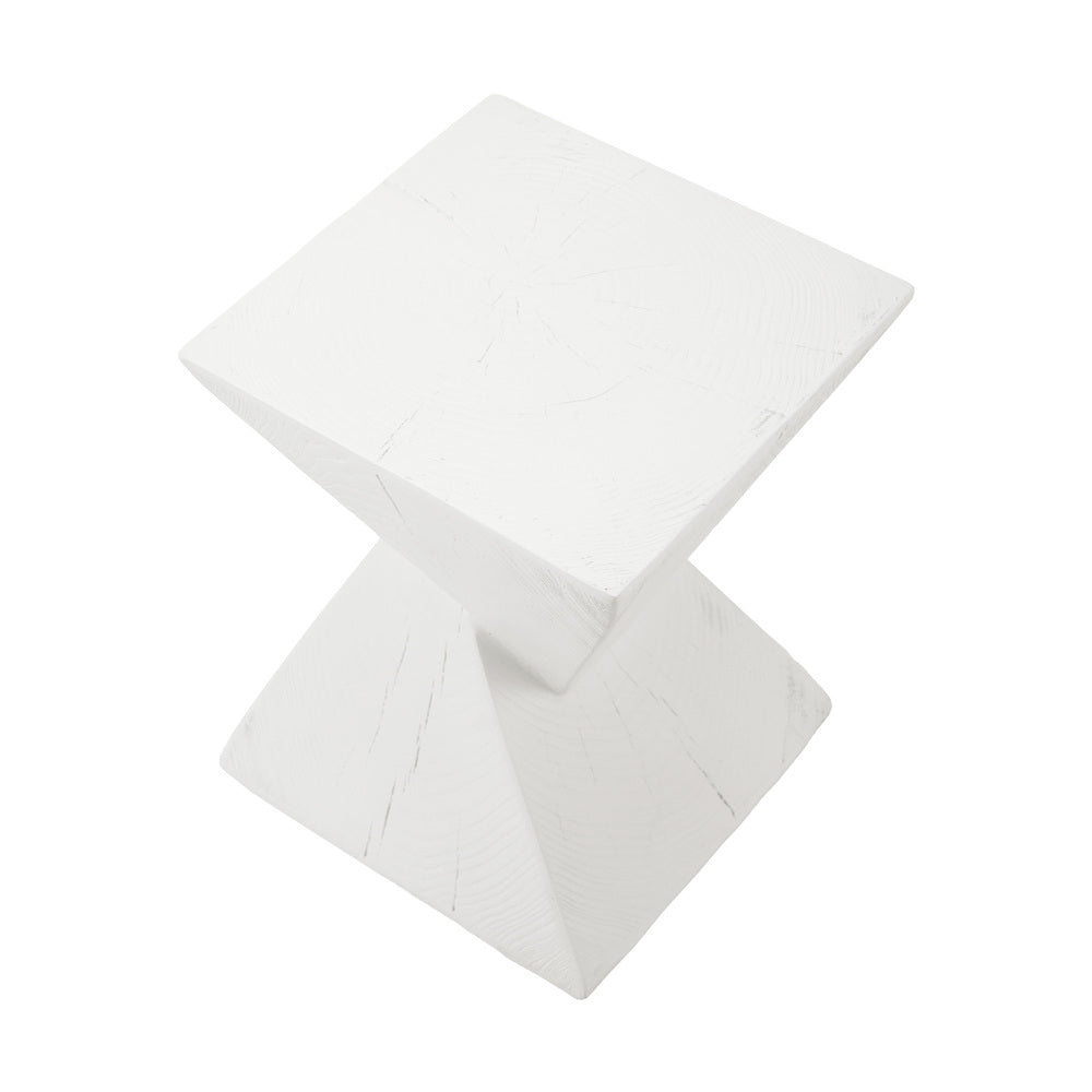 Oikiture Side Table Concrete White