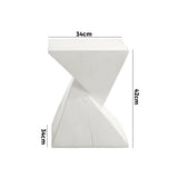 Oikiture Side Table Concrete White