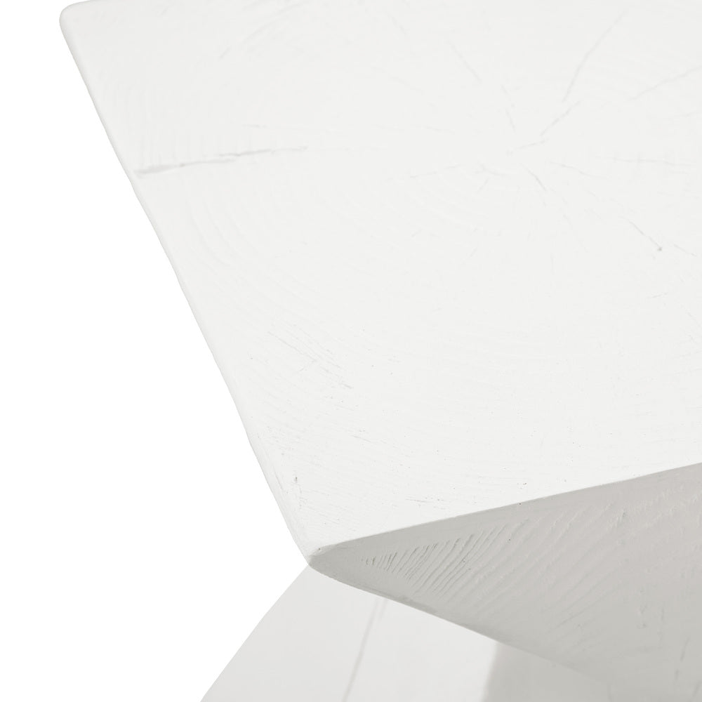 Oikiture Side Table Concrete White