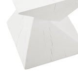 Oikiture Side Table Concrete White