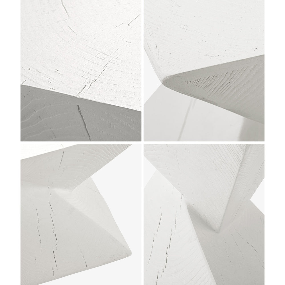 Oikiture Side Table Concrete White