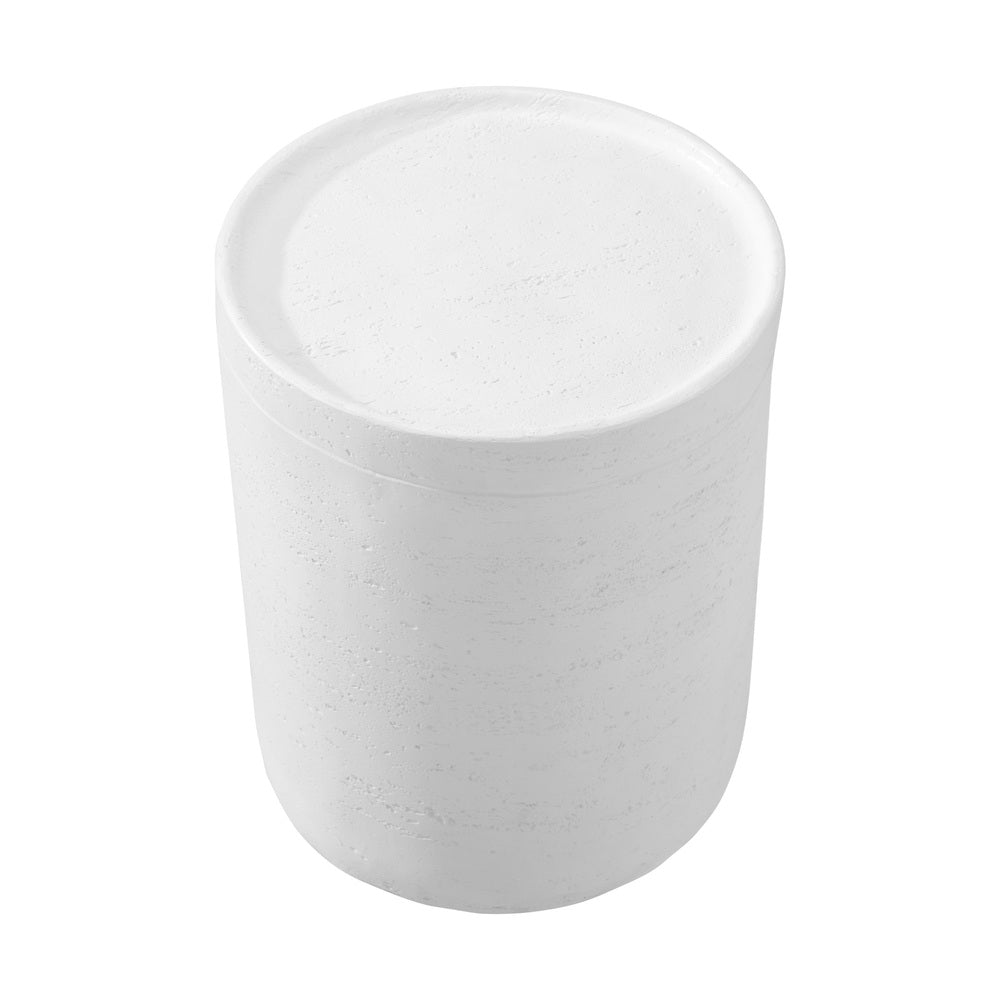 Oikiture Side Table Outdoor Stool Concrete