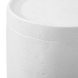 Oikiture Side Table Outdoor Stool Concrete