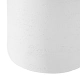 Oikiture Side Table Outdoor Stool Concrete - Front View