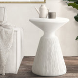 Oikiture Side Table Indoor Outdoor - Close-Up Angle