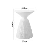 Oikiture Side Table Indoor Outdoor