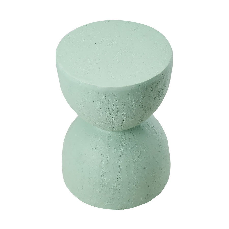 Oikiture Side Table Coffee Tables Stand Stone Green