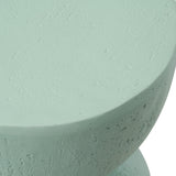 Oikiture Side Table Coffee Tables Stand Stone Green