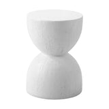 Oikiture Side Table Hourglass Stand