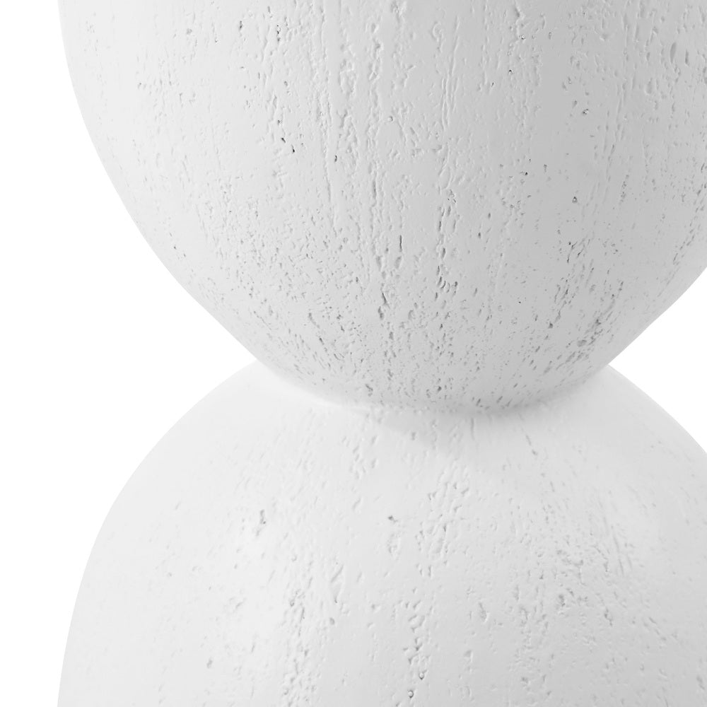 Oikiture Side Table Hourglass Stand